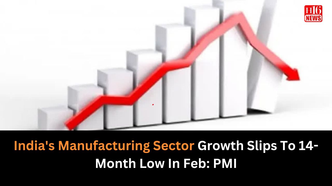 India's Manufacturing Sector Growth Slips To 14-Month Low In Feb: PMI